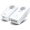Image de TP-Link TL-WPA8635P KIT V4 - Kit d'adaptation pour courant porteur commutateur 3 ports - 1GbE, HomePlug AV (HPAV) 2.0, IEEE 1901 - Wi-Fi 5 - Bi-bande - Branchement mural
