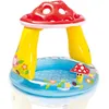 Image de INTEX Piscine gonflable enfant / bébé pataugeoire Carree Champignon