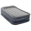 Image de Matelas gonflable Intex - Deluxe Pillow Rest Raised - 1 personne - 99x191x42 cm (LxLxH) - Gris - Motopompe intÃ©grÃ©e