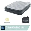 Image de Matelas gonflable Intex - Comfort Plush Mid-Rise - Lit franÃ§ais - 137x191x33 cm (LxLxH) - Gris - Motopompe intÃ©grÃ©e