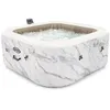 Image de Spa gonflable PureSpa Calacatta carrÃ© Bulles 4 places - Intex