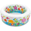 Image de Piscine pour enfants gonflable hors sol 6+ 152 x 56 cm Ã  3 anneaux 58480
