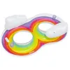 Image de Roue Gonflable Bestway 186 X 116 Cm Arc-En-Ciel