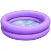 Image de Piscinette pataugeoire gonflable ronde 2 boudins 61 x 15 cm, 2 couleurs assorties