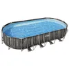 Image de Piscine tubulaire ovale power steel 7.32 x 3.66 x h.1.22 m - dÃ©cor bois