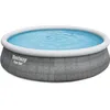 Image de Piscine hors sol Fast Set motif rotin gris - 457 x 107 cm avec pompe