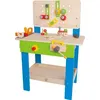 Image de Hape Construction - 3602452 - Jeu D'imitation - Etabli Avec Marteau - Tournevis - Vis En BoÃ®te - 27 PiÃ¨ces - 62 X 38,1 X 75,2 Cm