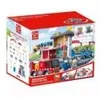 Image de Jouet Hape Circuit Poste De Secours 55 Pi Ces - Jeu De Construction Pour Enfant De 3 Ans Et Plus - Jouet Compatible Avec Les Circuits De Train En Bois De Marque Traditionnelles