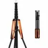Image de Fotopro Â Support De LumiÃ¨re En Fiber De Carbone, TrÃ©pied RÃ©glable De 78 Pouces Pour Photographie