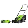 Image de Tondeuse Ã  gazon poussÃ©e 35cm 40V GREENWORKS - Batterie 2,0Ah - Chargeur - G40LM35K2