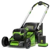 Image de Tondeuse Ã  gazon tractÃ©e Brushless 46cm 60V GREENWORKS - Batterie 4,0Ah - Chargeur - GD60LM46SPK4
