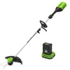 Image de Coupe-bordures Brushless 40cm 60V GREENWORKS - Batterie 2,0Ah - Chargeur - GD60LTK2