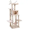 Image de Arbre Ã Chat 154 Cm Multi-Niveaux, Beige