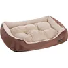 Image de Panier Pour Chien Avec Coussin RÃ©versible, Marron / 65 X 55 X 20 Cm