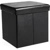 Image de Coffre de rangement lisse 40L noir