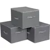 Image de 3 BoÃ®tes rangement gris