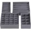 Image de 4 BoÃ®tes de rangement pliable, Vert