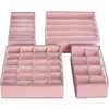 Image de 4 BoÃ®tes de rangement pliable, Rose