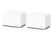 Image de Mercusys HALO H70X (2-PACK) Bi-bande (2,4 GHz / 5 GHz) Wi-Fi 6 (802.11ax) Blanc 3 Interne
