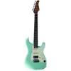 Image de Mooer Gtrs Guitars Standard 800 Surf Green Intelligent Guitar Avec Housse