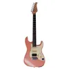 Image de Mooer Gtrs Guitars Professional 800 Flamingo Pink Intelligent Guitar Avec Housse