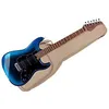 Image de Mooer Gtrs-P801dn Guitare Ãlectrique - Corps Aulne, Manche Ãrable FlammÃ© TorrÃ©fiÃ© - Dark Night