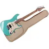 Image de Mooer Gtrs-P801gr Guitare Ãlectrique - Corps Aulne, Manche Ãrable FlammÃ© TorrÃ©fiÃ© - Mint Green