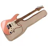 Image de Mooer Gtrs-P801pk Guitare Ãlectrique - Corps Aulne, Manche Ãrable FlammÃ© TorrÃ©fiÃ© - Flamingo Pink