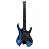 Image de Mooer Gtrs W900 - Guitare Ãlectrique Headless - Aurora Purple (+ Housse)