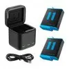 Image de Telesin 3-slot Charger Box For Gopro Hero 9 / Hero 10 + 2 Batteries (