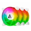 Image de abysm gaming ventilateur 12 mm arclight argb control ab831105 3 unites