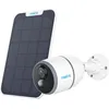 Image de CamÃ©ra de surveillance connectÃ©e Reolink G330 extÃ©rieur blanc avec panneau solaire