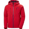 Image de Helly-Hansen - Veste de ski imperméable, respirante et isolante en Primaloft® - Alpha 4.0 Jacket Red pour Homme - Taille S - Rouge