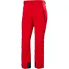 Image de Helly-Hansen - Pantalon de ski isolant, imperméable et respirant - Alpha Lifaloft Pant Red pour Homme - Taille S - Rouge