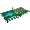 Image de Mini Table De Ping Pong 62 X 30,5 X 7 Cm Avec 2 Raquettes, 1 Balle Et Un Filet Tennis De Table De Bureau Cadeau De NoÃ«l