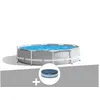 Image de Kit piscine tubulaire Intex Prism Frame ronde 3,66 x 0,76 m + BÃ¢che de protection