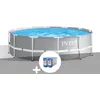 Image de Kit piscine tubulaire Intex Prism Frame ronde 3,66 x 1,22 m + 6 cartouches de filtration