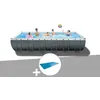 Image de Kit piscine tubulaire Intex Ultra XTR Frame rectangulaire 7,32 x 3,66 x 1,32 m + Bâche à bulles