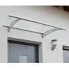 Image de Palram - Marquise Transparente 91,5x150,5cm Argent 701089