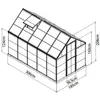 Image de Palram - Serre De Jardin 5.6mÂ² Verte - 701629