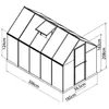 Image de Palram - Serre De Jardin 5.6mÂ² Argent - 701631