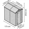 Image de Palram - Abris De Jardin 1.9mÂ² Ambre - 702294