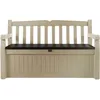 Image de Coffre-Banc De Jardin Bogota - 265l - 140 X 60 X 84 Cm - Beige