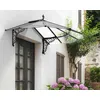 Image de Palram - Marquise Transparente 125x174,5cm Noir 704742