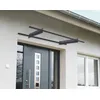 Image de Palram - Marquise Transparente 94x205,5cm Gris Anthracite 705125