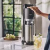 Image de Machine à eau pétillante Noir + 2 carafes en verre d'1 L SODASTREAM