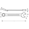 Image de Bahco CLÃ MIXTE PLATE, ANGLE 15Â°, 24MM, EMBALLAGE LIBRE SERVICE - SB111M-24