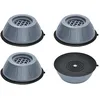 Image de Pieds anti-vibrations pour lave-linge/sÃ¨che-linge Gris Paquet de 4