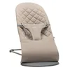 Image de Transat BÃ©bÃ© Bliss Coton MatelassÃ© Classique Gris Sable - BabybjÃ¶rn