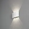 Image de Konstsmide Chieri Applique Murale ExtÃ©rieure Moderne Up Down 8w Blanc, Ip54